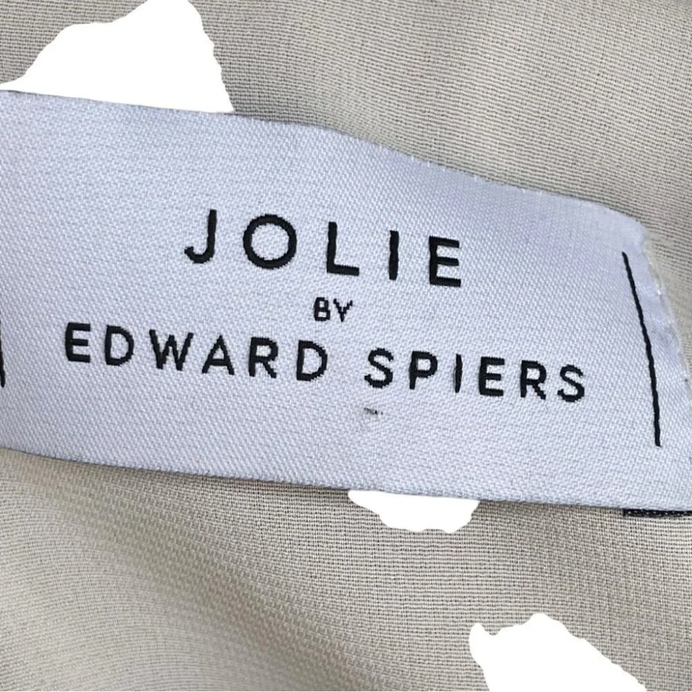 Jolie By Edward Spiers Womens Asymmetrical Colorblock Dress Red/White Size 40 Po - Picture 3 of 4